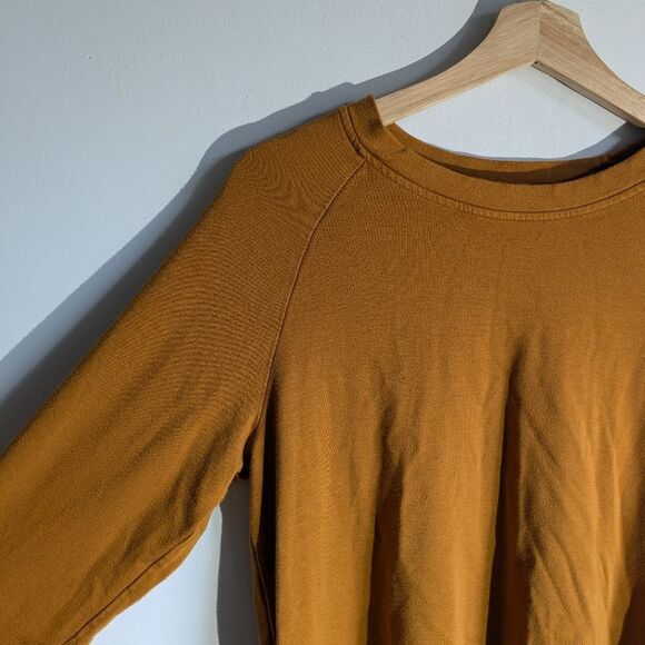 Lou & Grey Rust Orange Signature Soft Pullover Crewneck Sweatshirt - Picture 3 of 5
